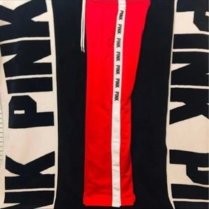 PINK Side Snap Track Pants